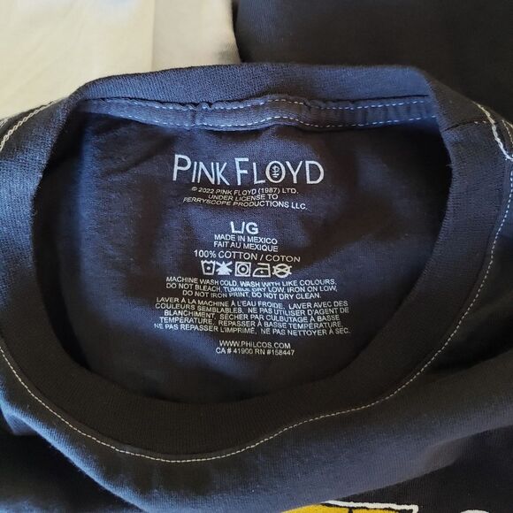 Pink Floyd In Quadrophonic Sound Tie Dye Short Sleeve Tee Shirt Men's Large - Picture 5 of 5